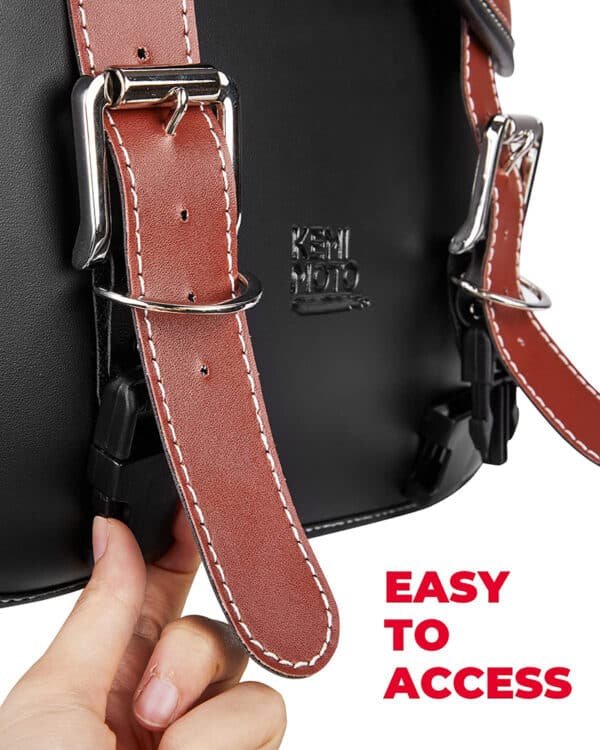 motorcycle leather luggage bags