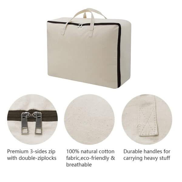 natural cotton garment bags