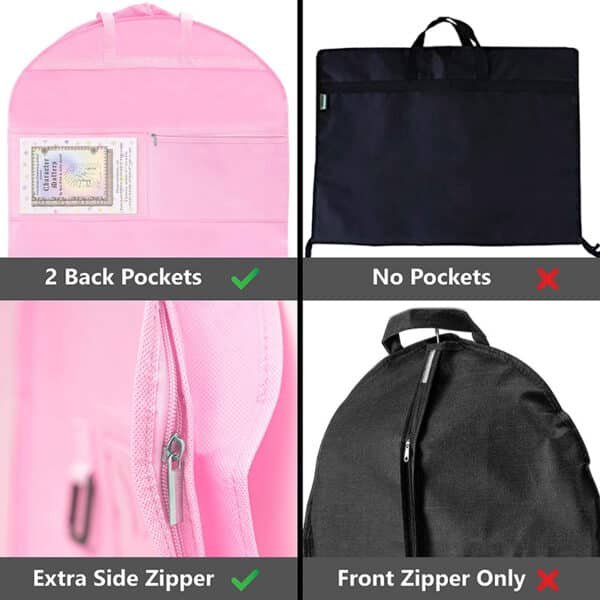 personalized garment bags for dancers