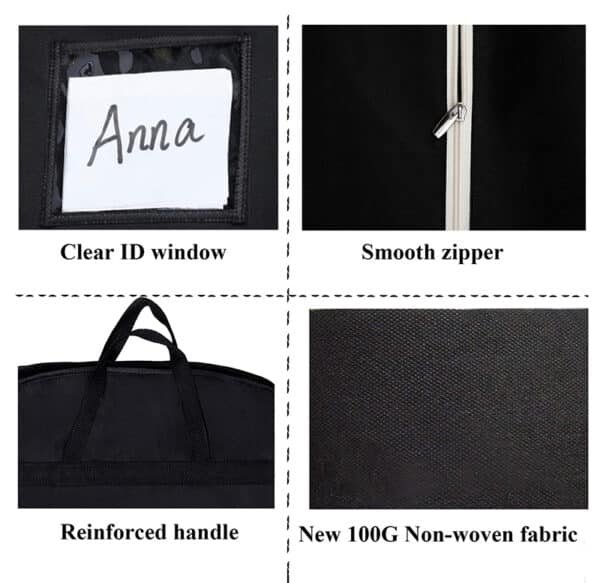 personalized garment bags for wedding dresses