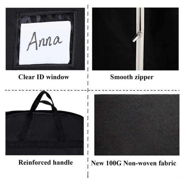 personalized garment bags for wedding dresses