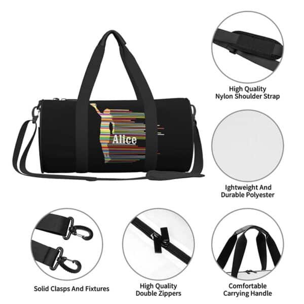 personalized gym bags