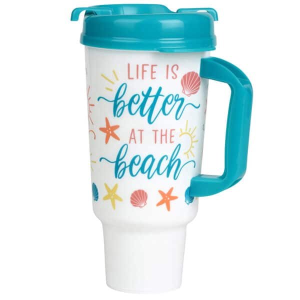 plastic travel mugs with handles