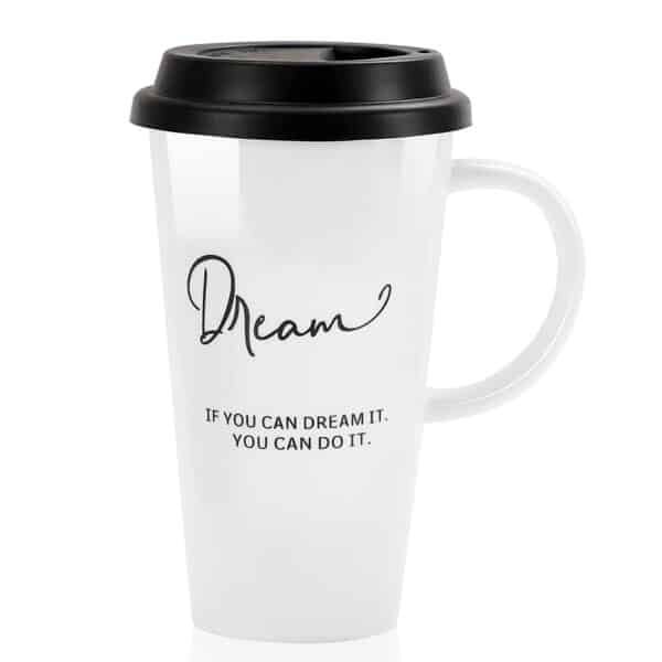 porcelain travel mug with handle