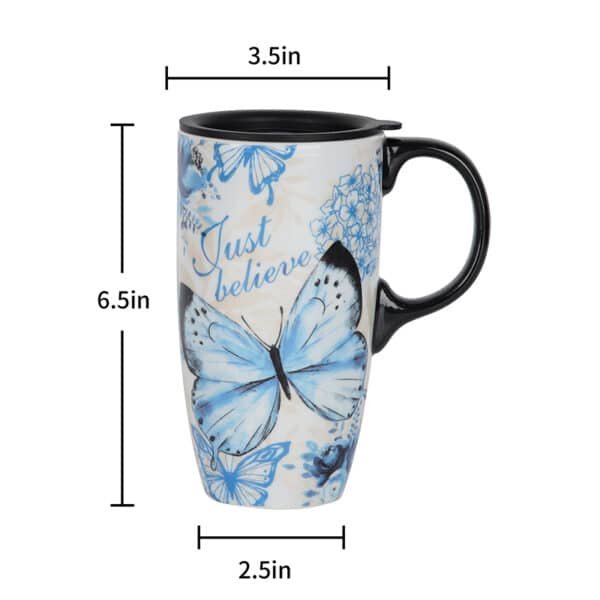 porcelain travel mug with lid