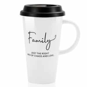 porcelain travel mug with silicone lid