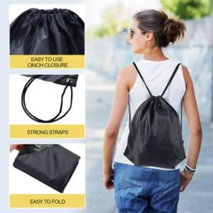 polyester drawstring bags wholesale