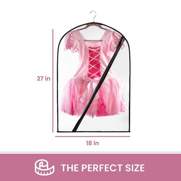 small clear garment bags