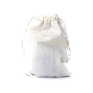 small cotton drawstring bags