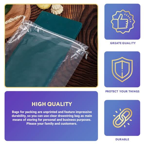 small organza drawstring bags