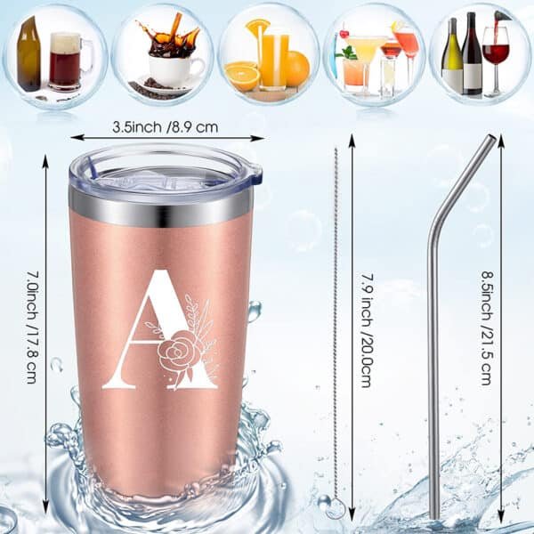 stainless steel personalized travel mug