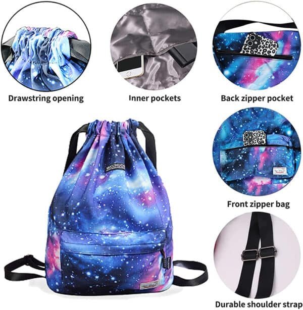 waterproof drawstring swim bag