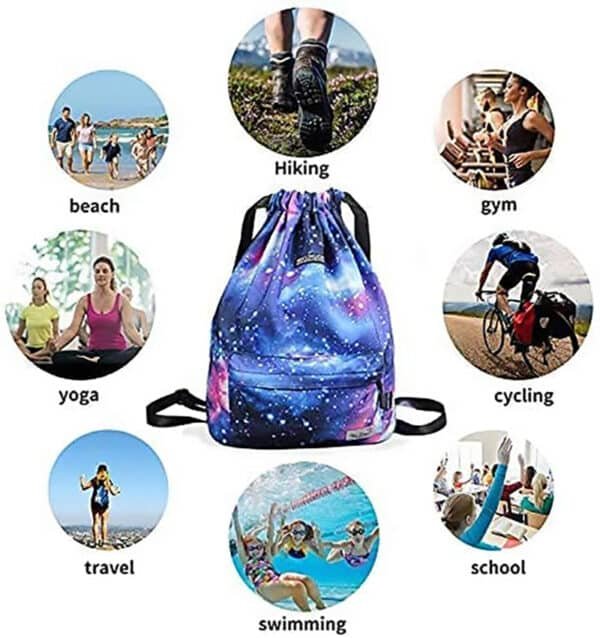 waterproof drawstring swim bag