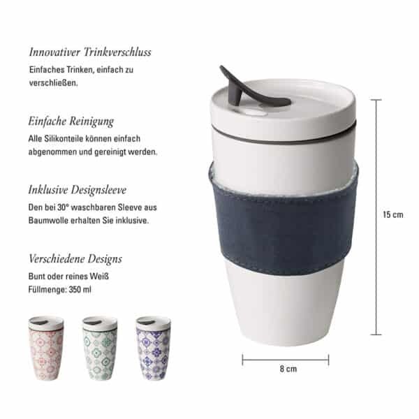 white porcelain travel mug