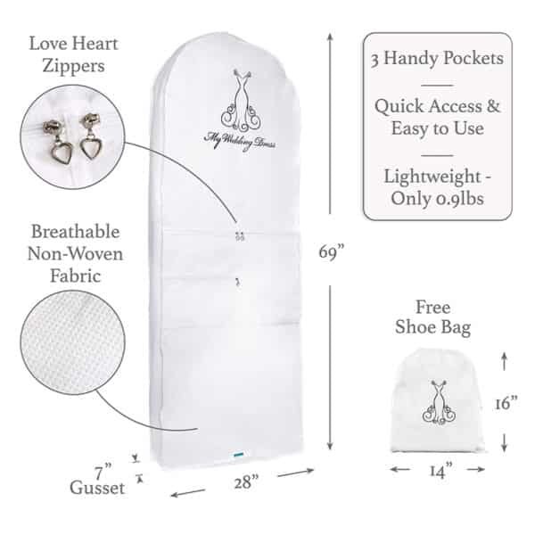 wholesale bridal garment bags