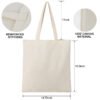large tote bag with zipper and pockets
