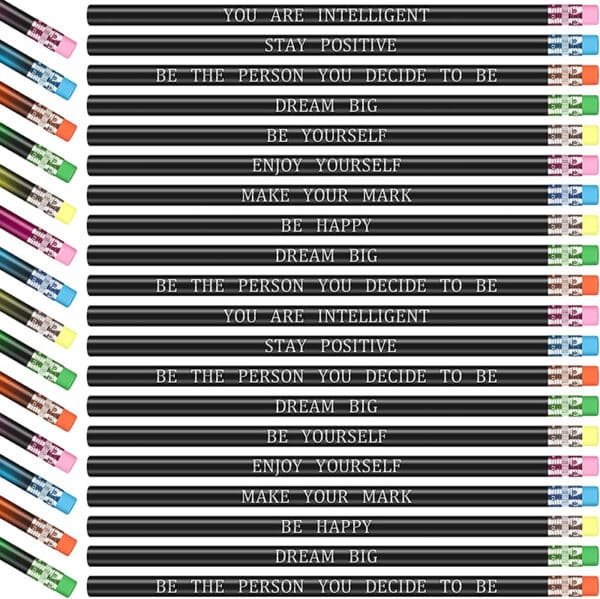 100 personalized pencils