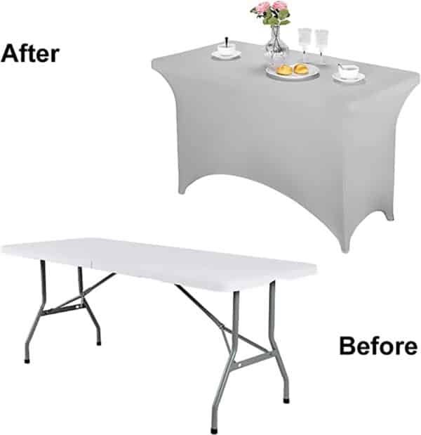4ft stretch table covers