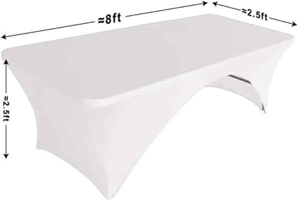 4ft stretch table covers