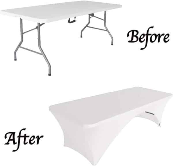 4ft stretch table covers