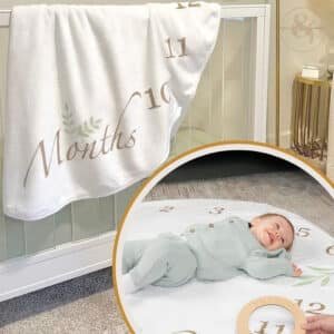 baby milestone blanket