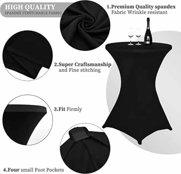 bar height table cloth