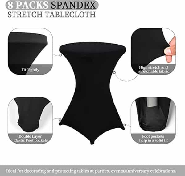 bar height table cloth