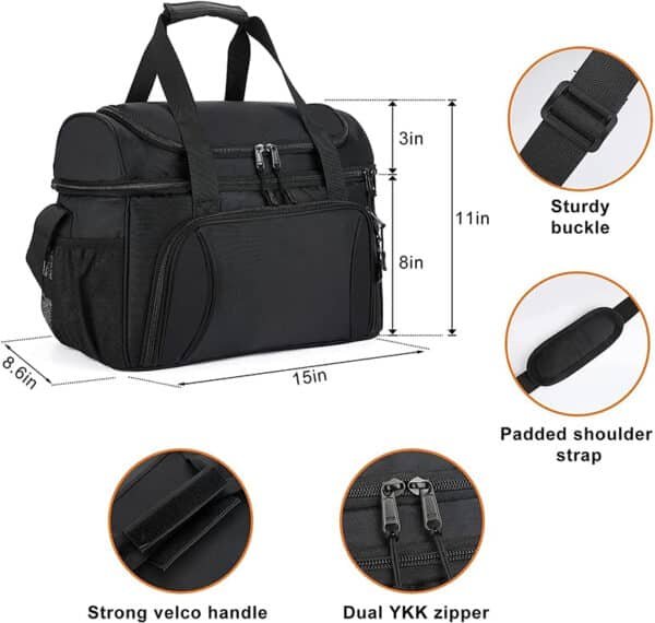 best lunch bag with shoulder strap