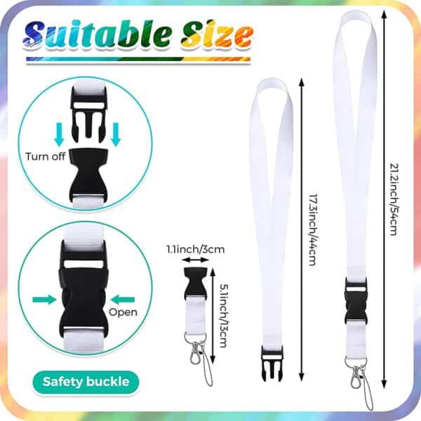blank lanyards