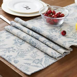 block printed table runner