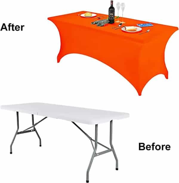 branded stretch tablecloth