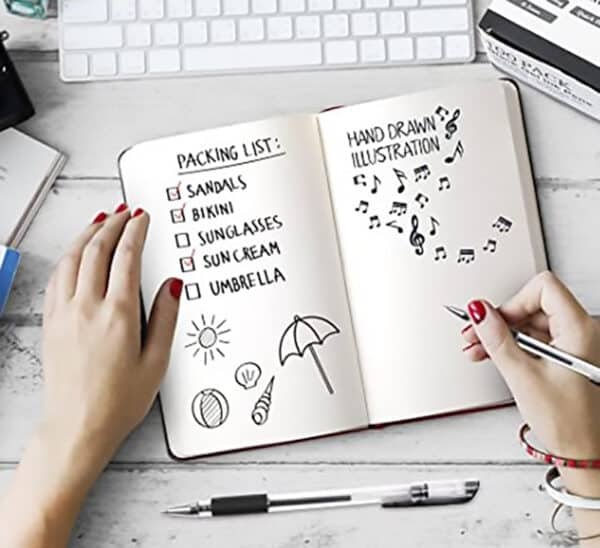 branded gel pens