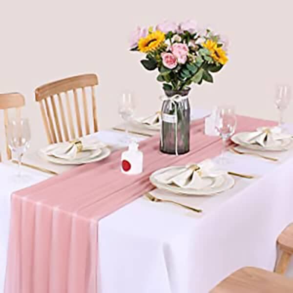 block printed table runner