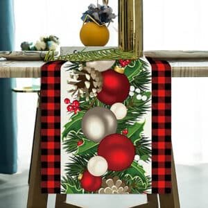 christmas paper table runners