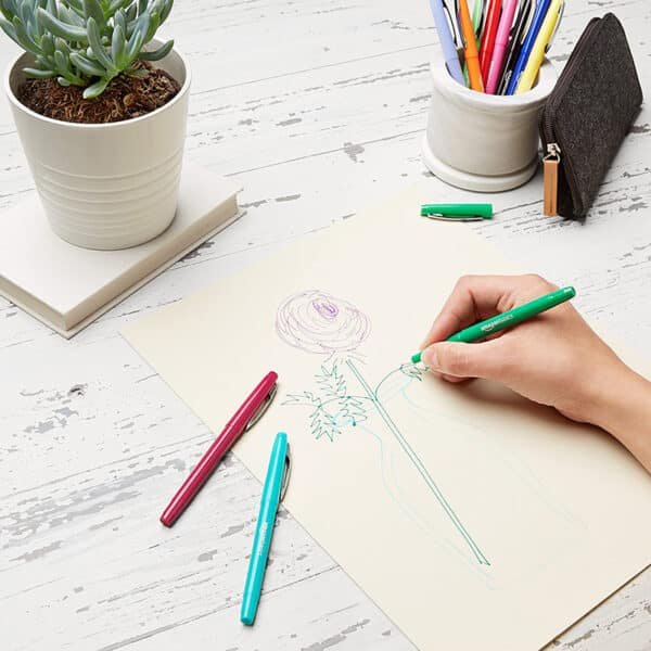 colored pens