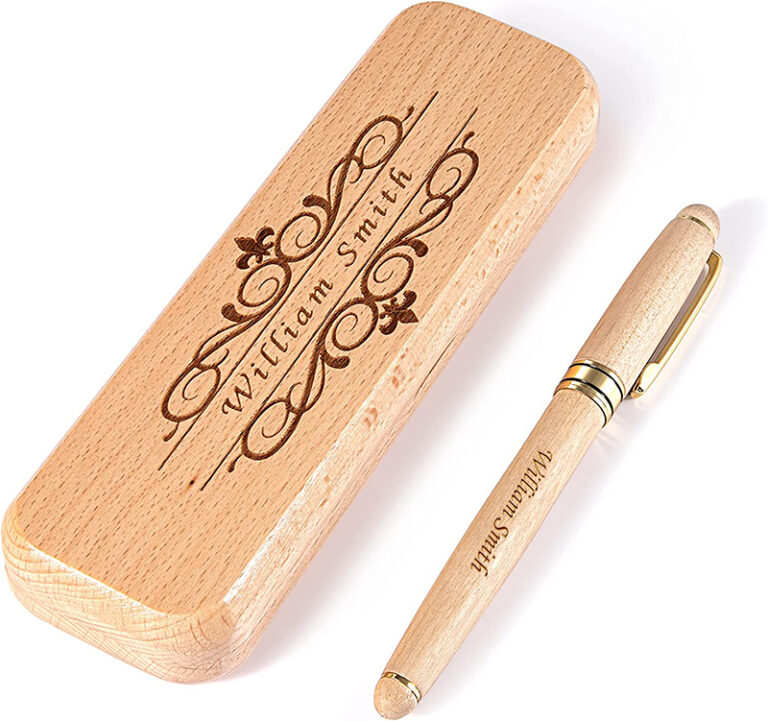 Custom Engraved Wood Pens