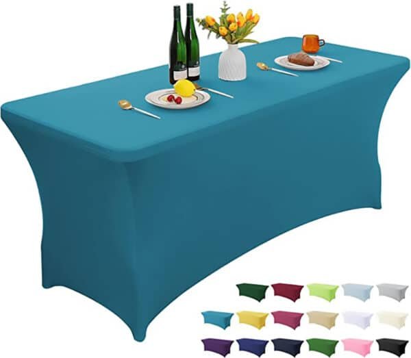 branded stretch tablecloth