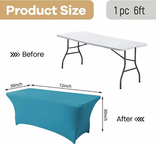 branded stretch tablecloth