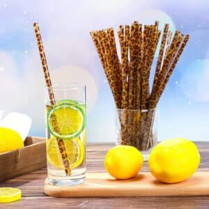 custom printed straws