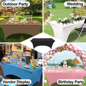 branded stretch tablecloth