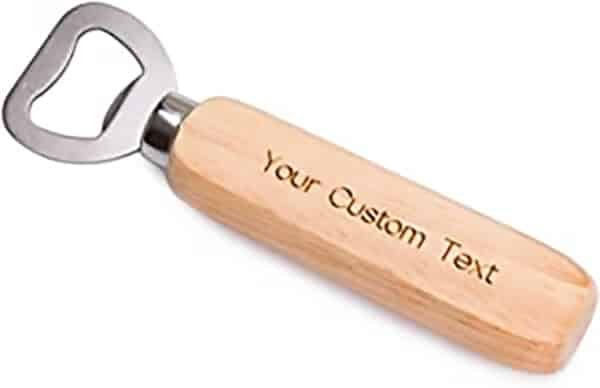 custom wood bottle openers