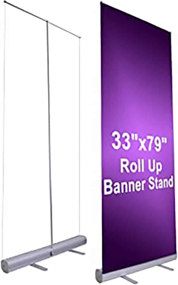 double sided pull up banners