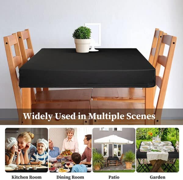 elastic fitted card table covers