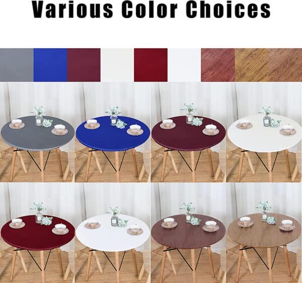 elastic fitted card table covers