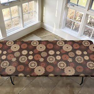 elastic fitted card table covers