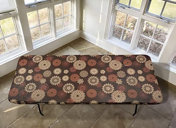 elastic fitted card table covers