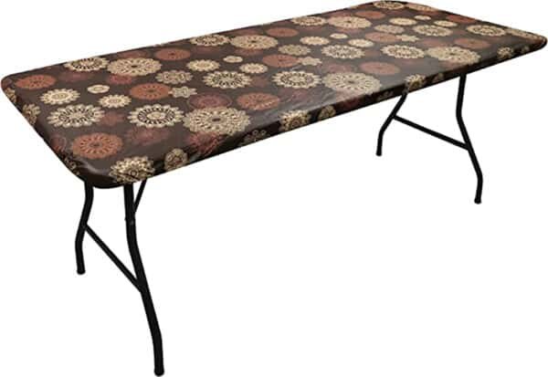 elastic fitted card table covers