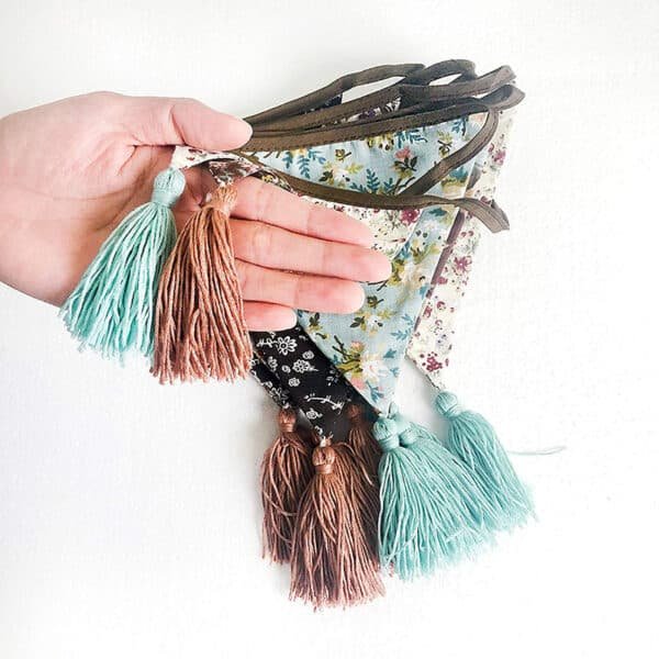 fabric bunting garland