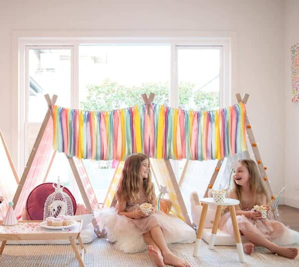 fabric bunting garland