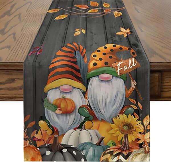 fall table runners